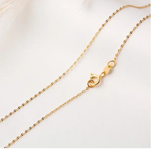Cadena Aros Destellos 40cm Mujer