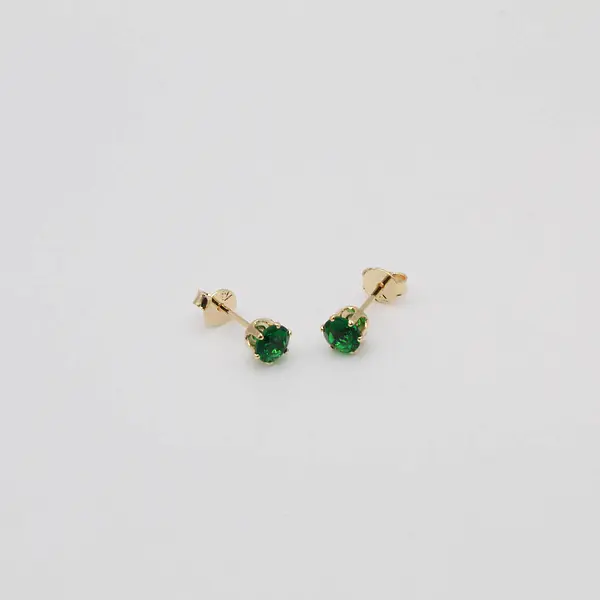 Topo Circon Verde 5mm