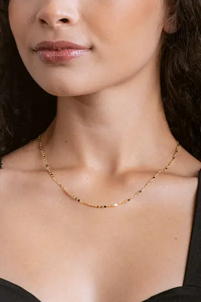 Cadena Escalera Caracol 45cm Mujer