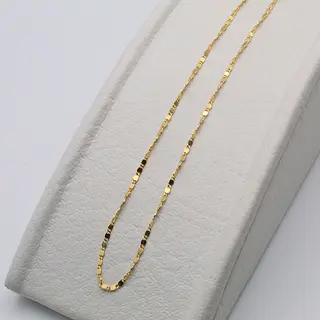 Cadena Escalera Diamantada 2mm-45cm Mujer