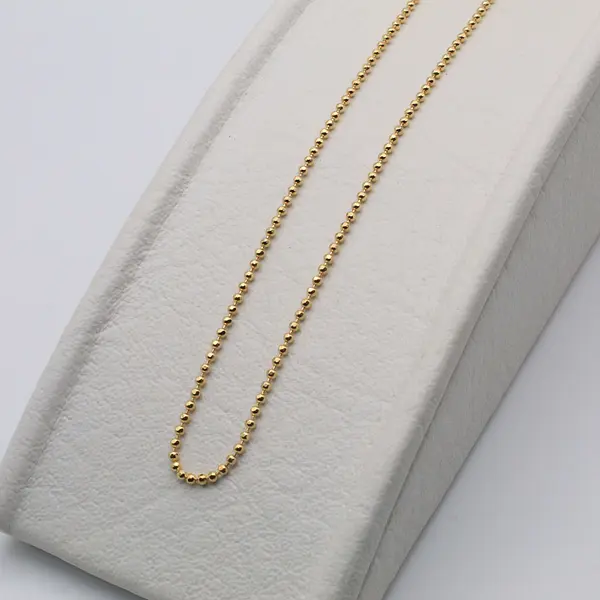 Cadena Militar Diamantada 1,5mm-45cm Mujer