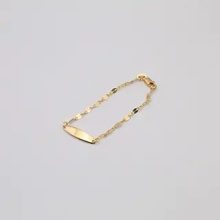 Pulsera Esclava Tejido Estrella 3mm 14cm
