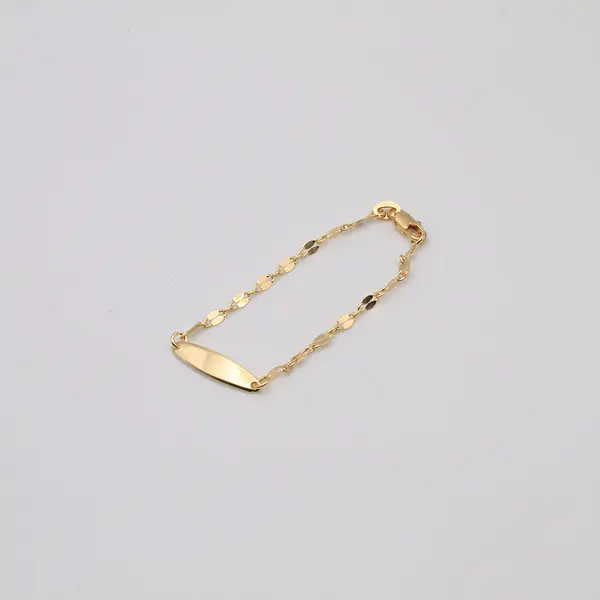 Pulsera Esclava Tejido Estrella 3mm 14cm