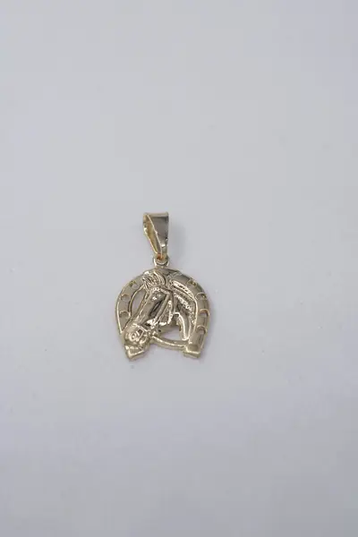Dije Caballo Con Herradura Mediano