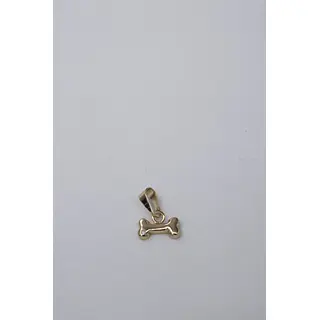Dije Hueso Liso Con Piedra