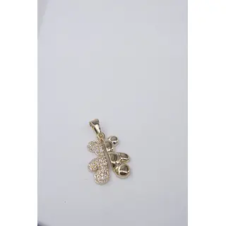 Dije Oso Cristal Y Liso
