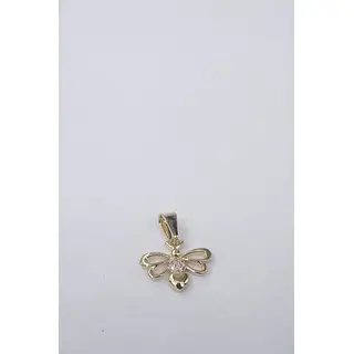 Dije Mariposa Corazón Circón
