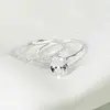 Duo De Anillos Circon Y Baguette