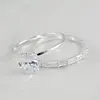 Duo De Anillos Circon Y Baguette