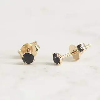 Topo Circón Negro 3mm