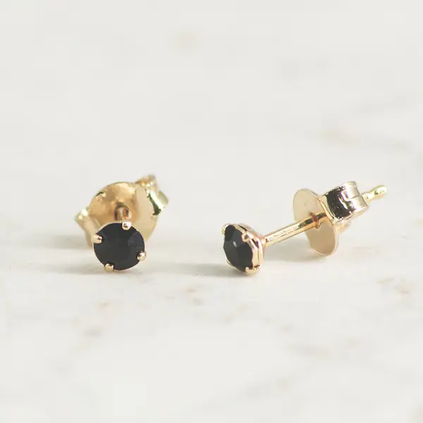 Topo Circón Negro 3mm