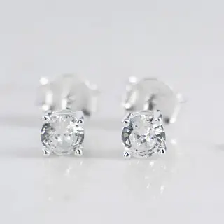 Topo Redondo Cristal 4 Puntas 4mm