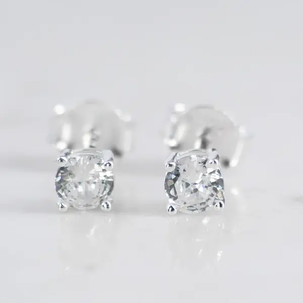 Topo Redondo Cristal 4 Puntas 4mm
