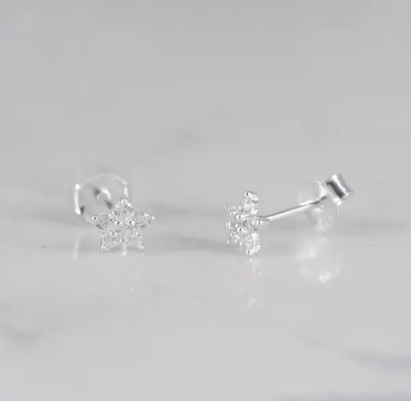 Topo Flor Cristal