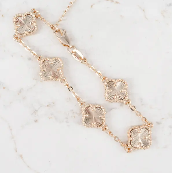 Pulsera Van Cleef Dorada X5