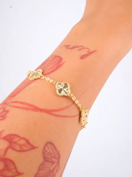 Pulsera Van Cleef Dorada X5