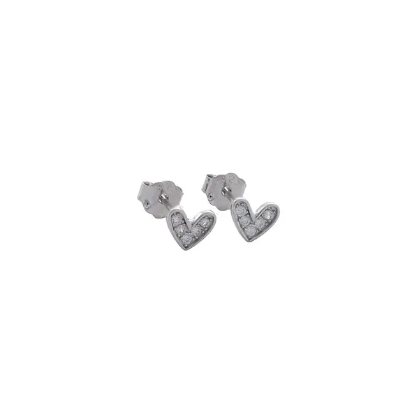 Arete Ciel Heart 4x3 Mm