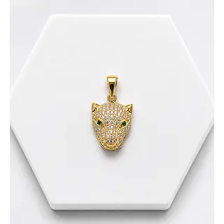 Dije Cabeza Jaguar Circon